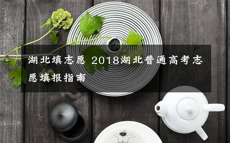 湖北填志愿 2018湖北普通高考志愿填報(bào)指南