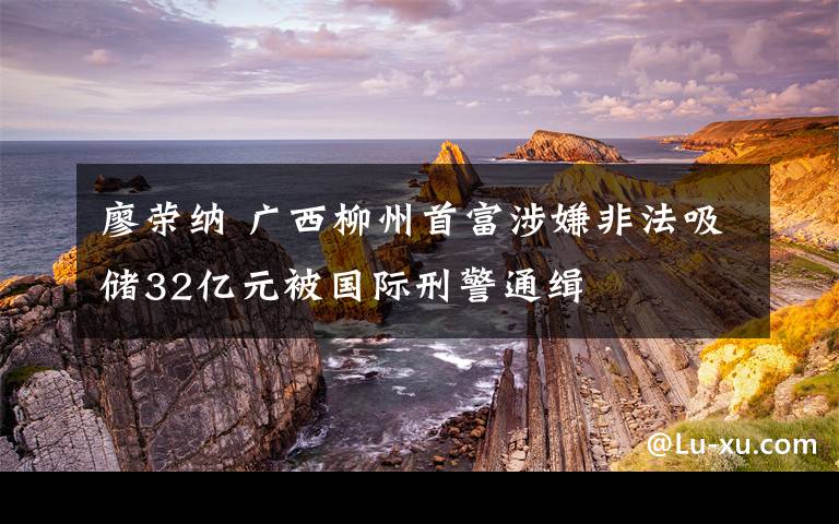 廖榮納 廣西柳州首富涉嫌非法吸儲32億元被國際刑警通緝