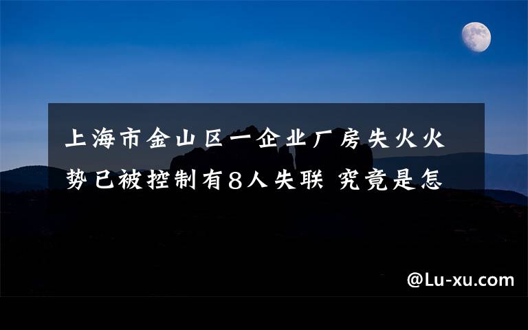 上海市金山區(qū)一企業(yè)廠房失火火勢已被控制有8人失聯(lián) 究竟是怎么一回事?