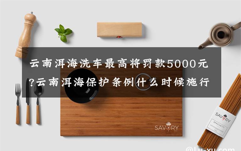 云南洱海洗車最高將罰款5000元?云南洱海保護條例什么時候施行?