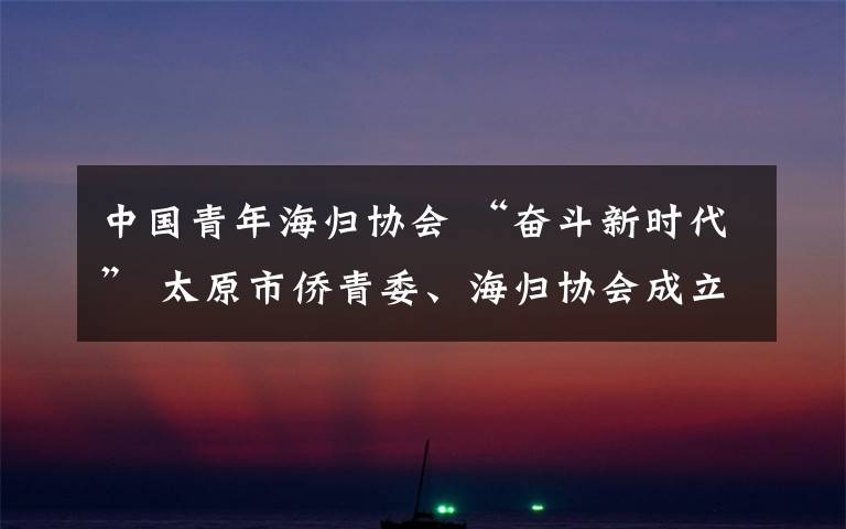 中國青年海歸協(xié)會 “奮斗新時代” 太原市僑青委、海歸協(xié)會成立