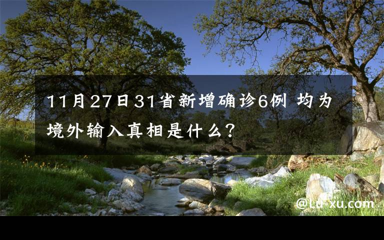 11月27日31省新增確診6例 均為境外輸入真相是什么？