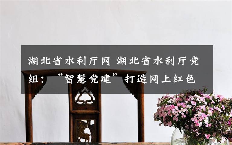 湖北省水利廳網(wǎng) 湖北省水利廳黨組：“智慧黨建”打造網(wǎng)上紅色堡壘