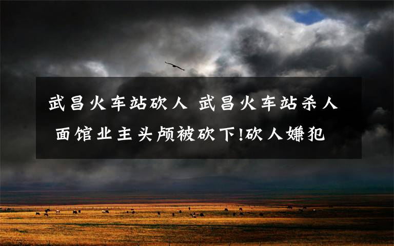 武昌火車站砍人 武昌火車站殺人 面館業(yè)主頭顱被砍下!砍人嫌犯母親道歉