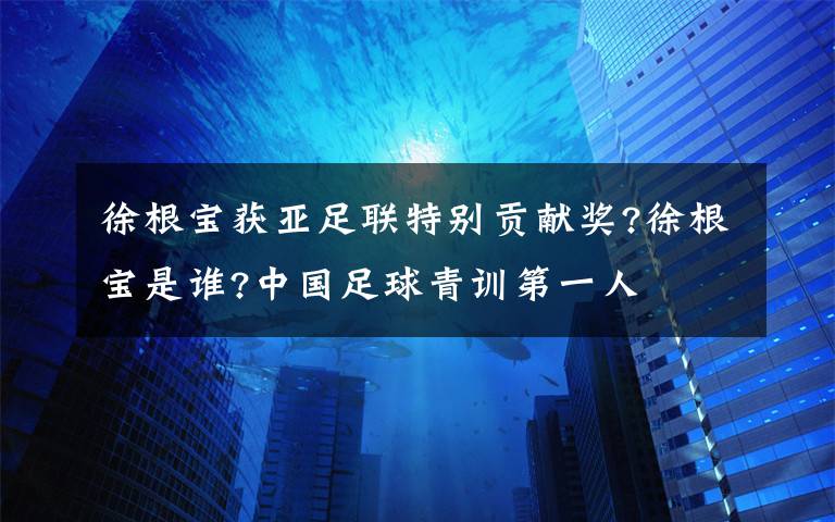 徐根寶獲亞足聯(lián)特別貢獻(xiàn)獎?徐根寶是誰?中國足球青訓(xùn)第一人