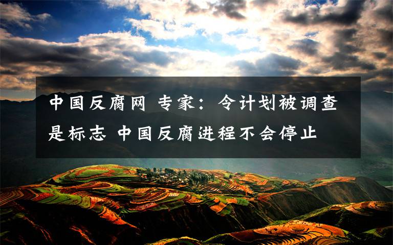 中國(guó)反腐網(wǎng) 專家：令計(jì)劃被調(diào)查是標(biāo)志 中國(guó)反腐進(jìn)程不會(huì)停止