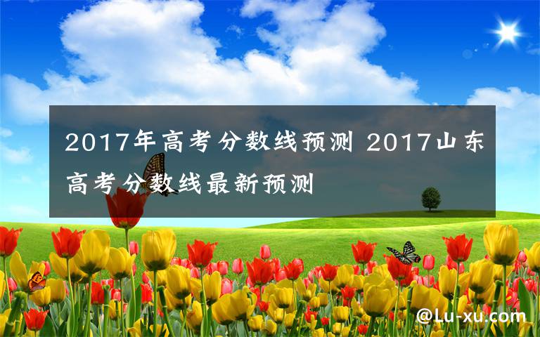 2017年高考分數(shù)線預(yù)測 2017山東高考分數(shù)線最新預(yù)測