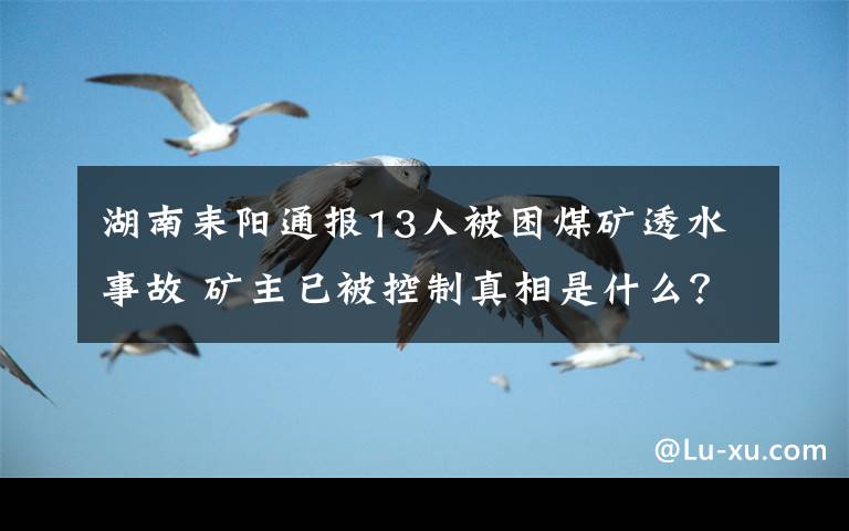 湖南耒陽通報13人被困煤礦透水事故 礦主已被控制真相是什么？