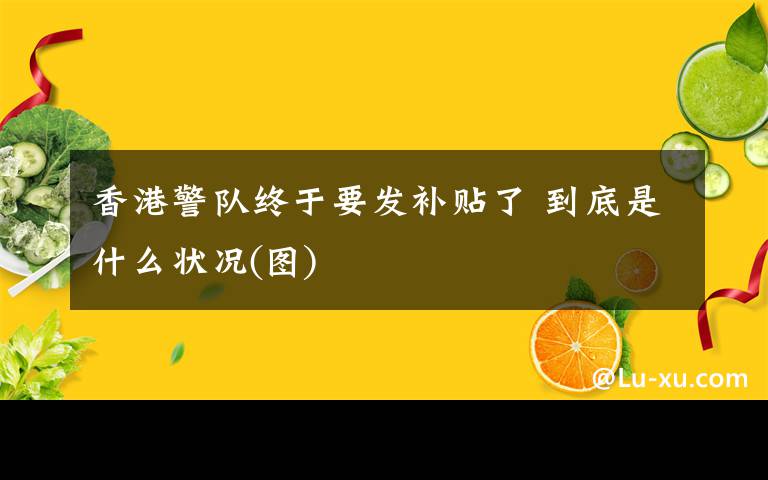 香港警隊終于要發(fā)補貼了 到底是什么狀況(圖)