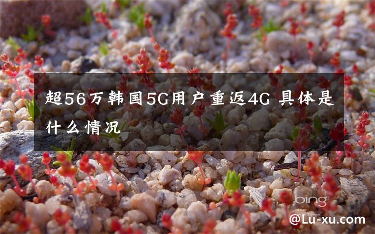 超56萬(wàn)韓國(guó)5G用戶(hù)重返4G 具體是什么情況