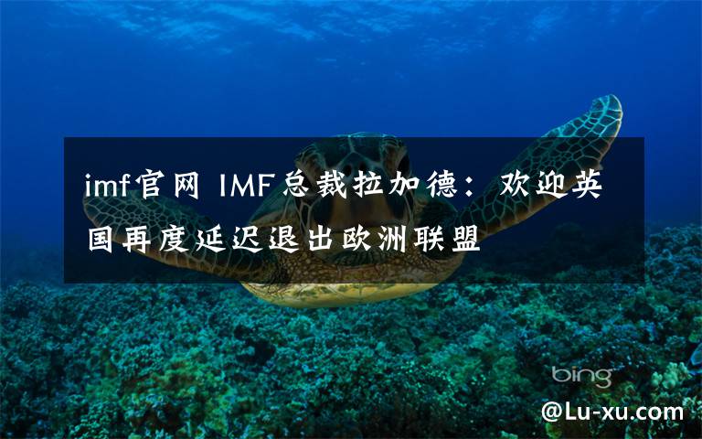 imf官網(wǎng) IMF總裁拉加德：歡迎英國再度延遲退出歐洲聯(lián)盟