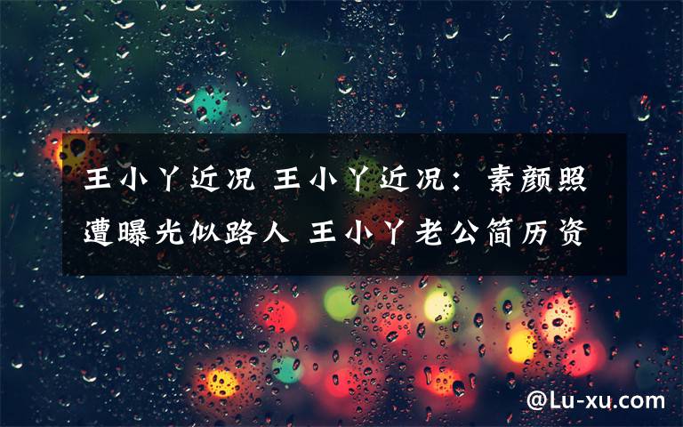 王小丫近況 王小丫近況：素顏照遭曝光似路人 王小丫老公簡(jiǎn)歷資料介紹