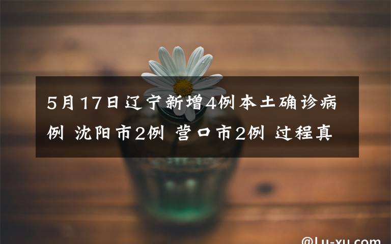 5月17日遼寧新增4例本土確診病例 沈陽(yáng)市2例 營(yíng)口市2例 過程真相詳細(xì)揭秘！