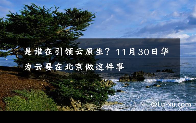 是誰在引領云原生？11月30日華為云要在北京做這件事