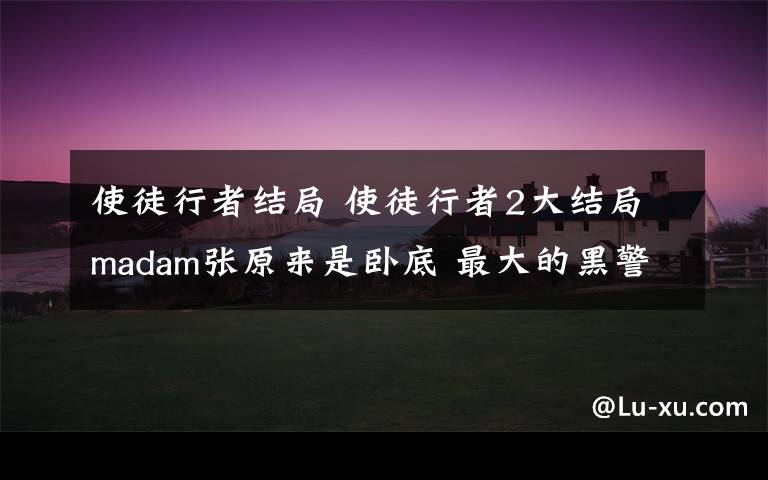 使徒行者結(jié)局 使徒行者2大結(jié)局madam張原來是臥底 最大的黑警boss到底是誰