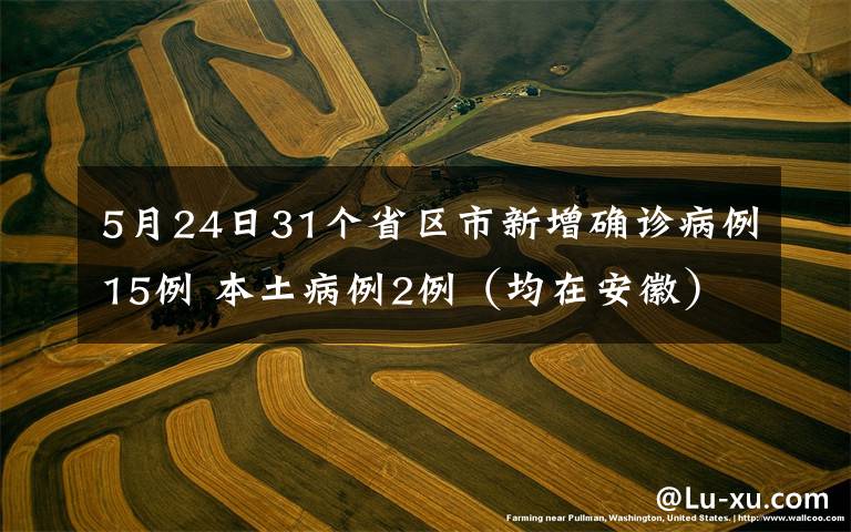 5月24日31個(gè)省區(qū)市新增確診病例15例 本土病例2例（均在安徽） 具體是啥情況?