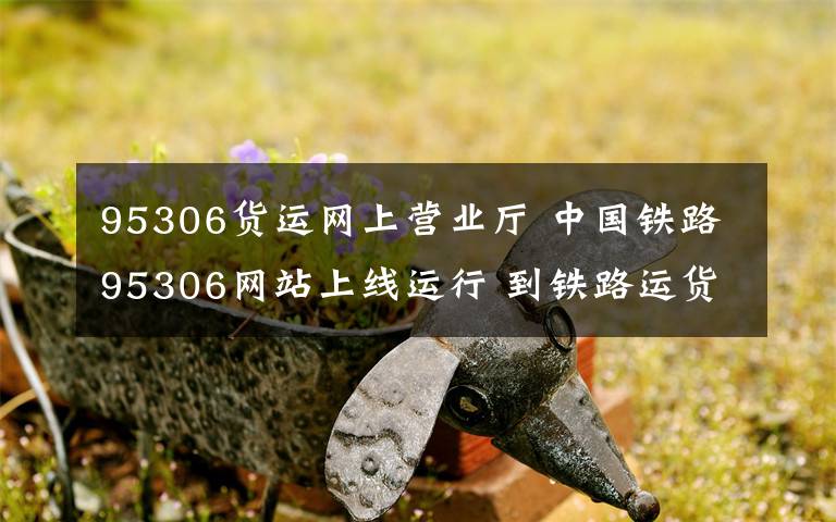 95306貨運(yùn)網(wǎng)上營(yíng)業(yè)廳 中國(guó)鐵路95306網(wǎng)站上線運(yùn)行 到鐵路運(yùn)貨可以在網(wǎng)上輕松搞定