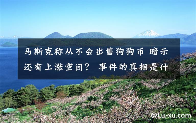 馬斯克稱從不會出售狗狗幣 暗示還有上漲空間？ 事件的真相是什么？