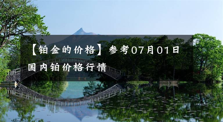 【鉑金的價格】參考07月01日國內(nèi)鉑價格行情