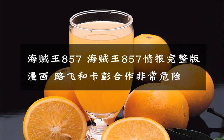 海賊王857 海賊王857情報(bào)完整版漫畫 路飛和卡彭合作非常危險(xiǎn)