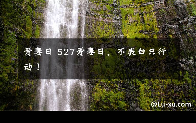 愛妻日 527愛妻日，不表白只行動！