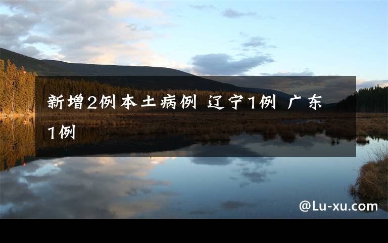 新增2例本土病例 遼寧1例 廣東1例