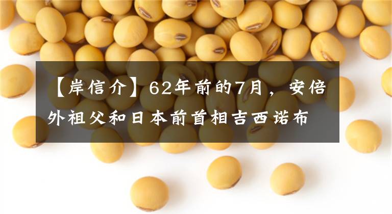 【岸信介】62年前的7月，安倍外祖父和日本前首相吉西諾布斯克遇刺。
