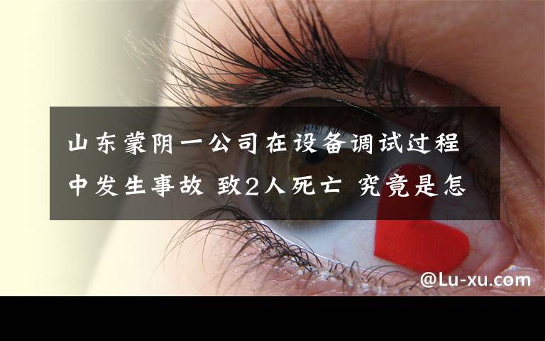 山東蒙陰一公司在設(shè)備調(diào)試過(guò)程中發(fā)生事故 致2人死亡 究竟是怎么一回事?