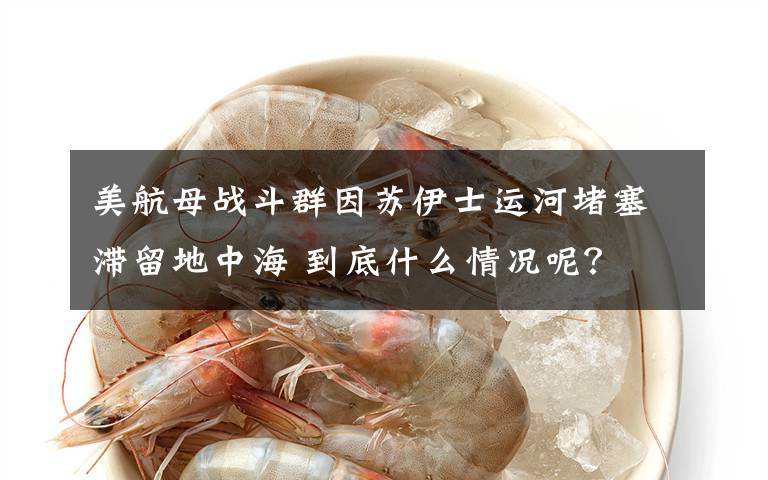 美航母戰(zhàn)斗群因蘇伊士運(yùn)河堵塞滯留地中海 到底什么情況呢？