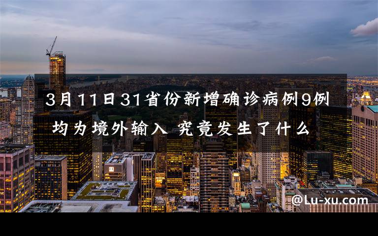 3月11日31省份新增確診病例9例 均為境外輸入 究竟發(fā)生了什么?