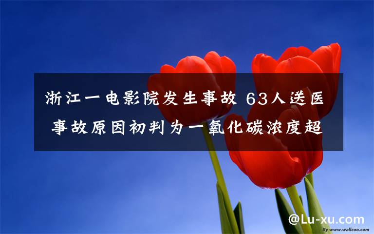 浙江一電影院發(fā)生事故 63人送醫(yī) 事故原因初判為一氧化碳濃度超標(biāo)