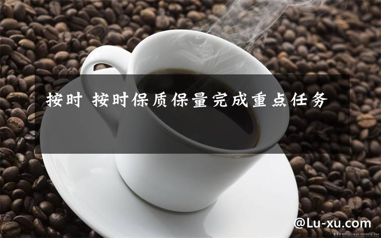 按時(shí) 按時(shí)保質(zhì)保量完成重點(diǎn)任務(wù)