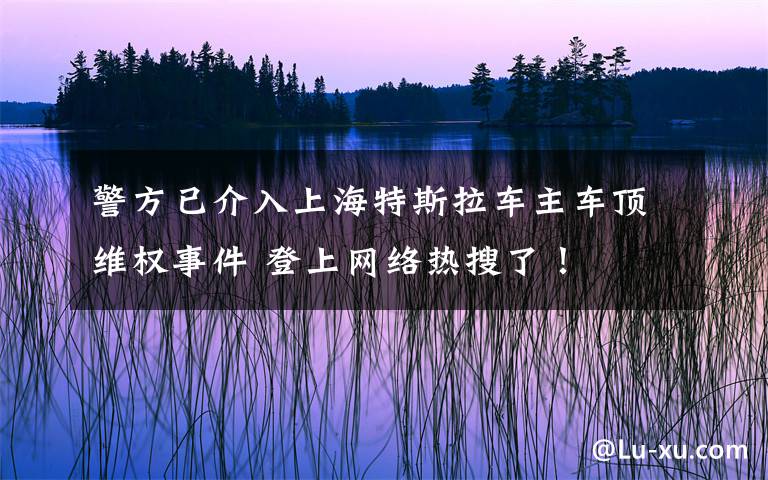 警方已介入上海特斯拉車主車頂維權(quán)事件 登上網(wǎng)絡(luò)熱搜了！