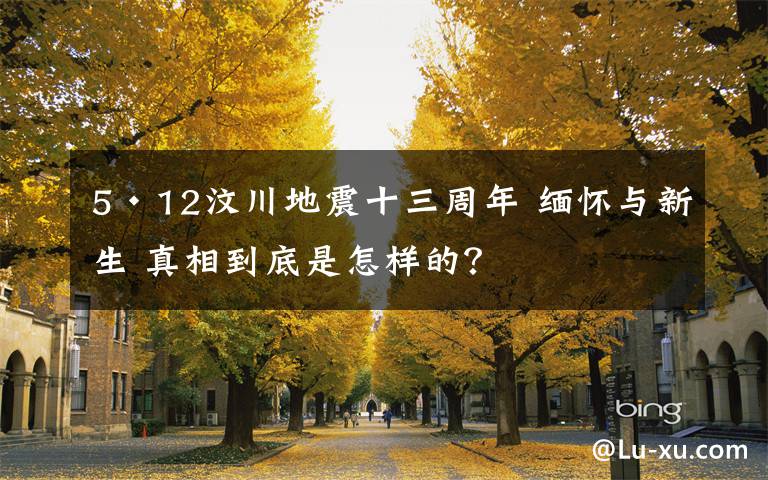 5·12汶川地震十三周年 緬懷與新生 真相到底是怎樣的？