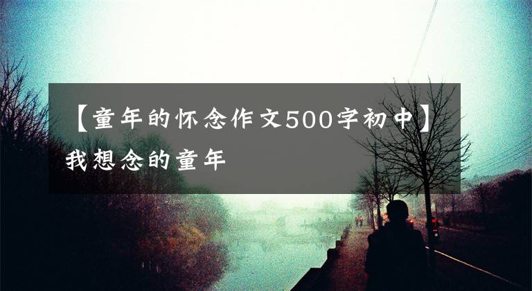 【童年的懷念作文500字初中】我想念的童年