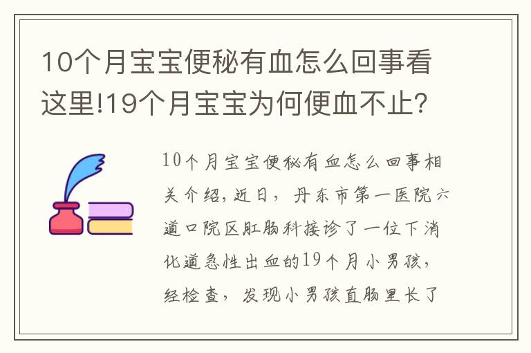 10個(gè)月寶寶便秘有血怎么回事看這里!19個(gè)月寶寶為何便血不止？家長(zhǎng)千萬(wàn)要重視