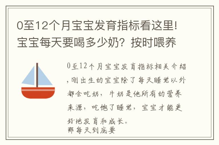 0至12個月寶寶發(fā)育指標看這里!寶寶每天要喝多少奶？按時喂養(yǎng)or按需喂養(yǎng)