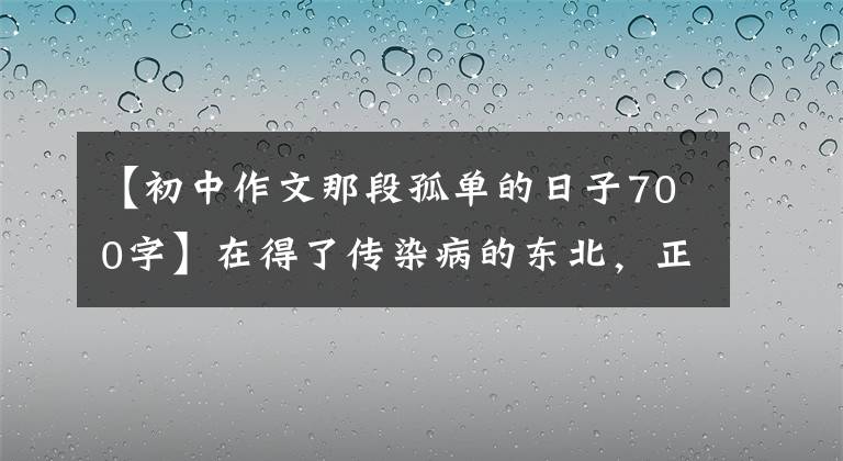 【初中作文那段孤單的日子700字】在得了傳染病的東北，正經(jīng)歷著跨越數(shù)十年的孤獨(dú)。