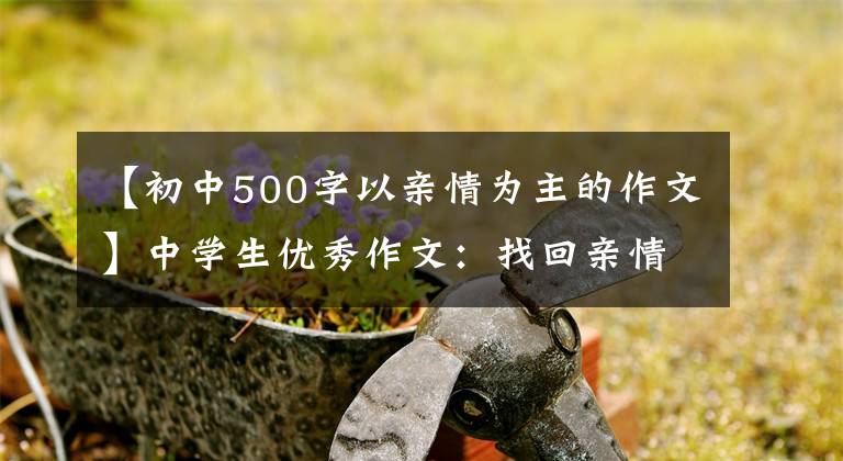 【初中500字以親情為主的作文】中學(xué)生優(yōu)秀作文：找回親情