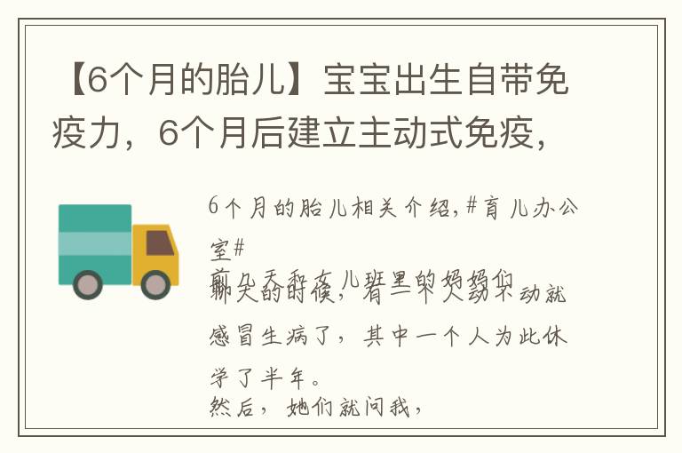 【6個(gè)月的胎兒】寶寶出生自帶免疫力，6個(gè)月后建立主動(dòng)式免疫，幾種營(yíng)養(yǎng)素不可缺