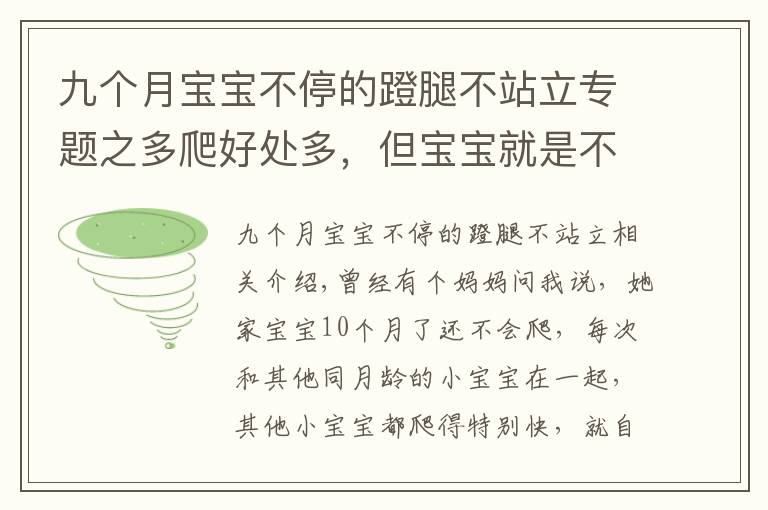 九個月寶寶不停的蹬腿不站立專題之多爬好處多，但寶寶就是不爬怎么辦？要尊重寶寶的個性發(fā)展