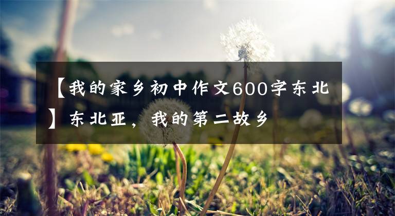 【我的家鄉(xiāng)初中作文600字東北】東北亞，我的第二故鄉(xiāng)