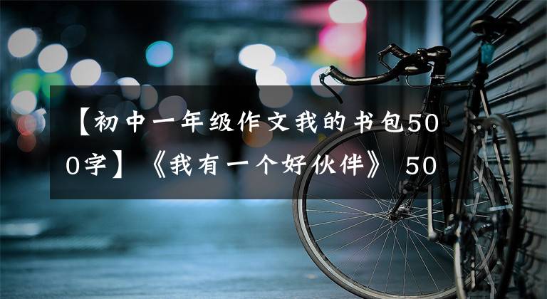 【初中一年級作文我的書包500字】《我有一個好伙伴》 500字作文，炫耀我的好伙伴作文