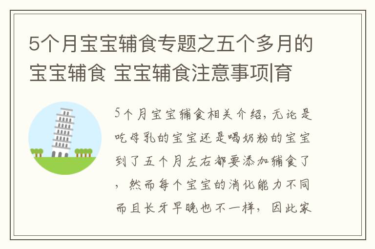 5個月寶寶輔食專題之五個多月的寶寶輔食 寶寶輔食注意事項(xiàng)|育兒大師