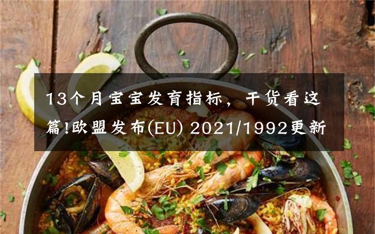 13個月寶寶發(fā)育指標(biāo)，干貨看這篇!歐盟發(fā)布(EU) 2021/1992更新玩具安全指令2009/48/EC協(xié)調(diào)標(biāo)準(zhǔn)