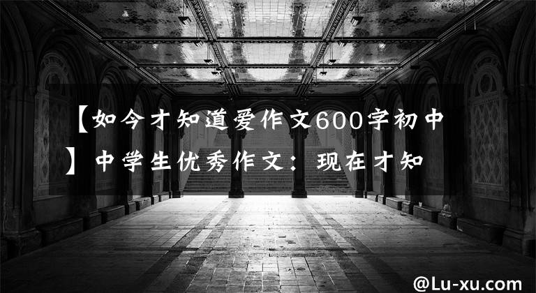 【如今才知道愛作文600字初中】中學(xué)生優(yōu)秀作文：現(xiàn)在才知道愛情要大聲說(shuō)話。