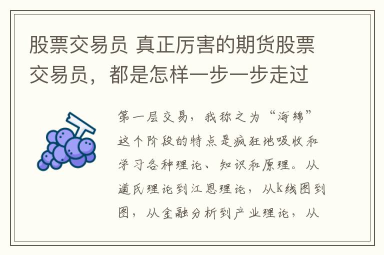 股票交易員 真正厲害的期貨股票交易員，都是怎樣一步一步走過來的？