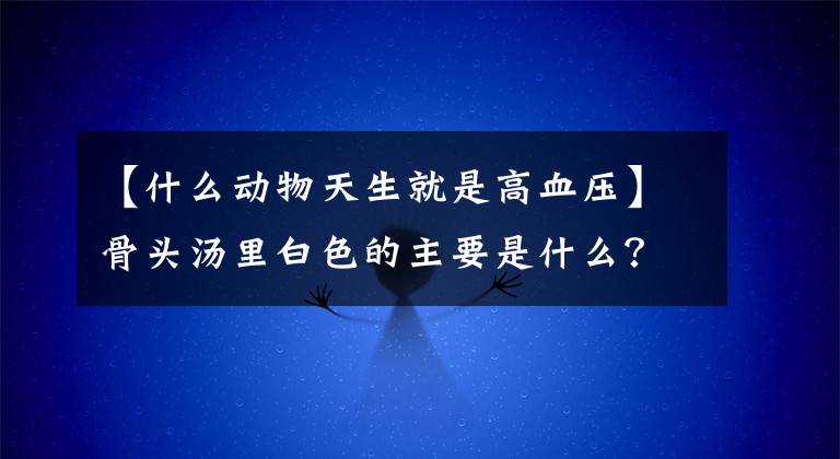 【什么動物天生就是高血壓】骨頭湯里白色的主要是什么？螞蟻莊園教室5月18日答復(fù)小雞寶寶測試每日答復(fù)摘要