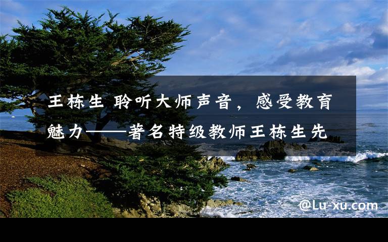 王棟生 聆聽(tīng)大師聲音，感受教育魅力——著名特級(jí)教師王棟生先生蒞臨我校講座