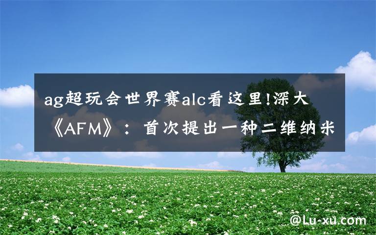 ag超玩會世界賽alc看這里!深大《AFM》：首次提出一種二維納米材料實現(xiàn)高性能鋅離子電池